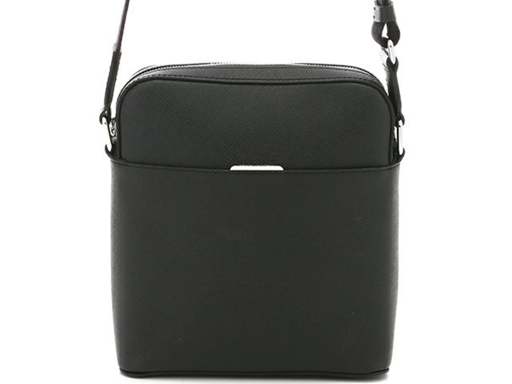 LOUIS VUITTON Shoulder Bag Anton Pochette Taiga Ardoise